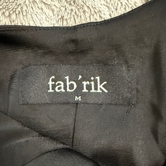 fab'rik Black Halter Mini Dress - Picture 3 of 3